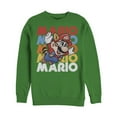 thumbnail image 1 of Men's Nintendo Flying Raccoon Mario  Sweatshirt Kelly Green 2X Large, 1 of 3