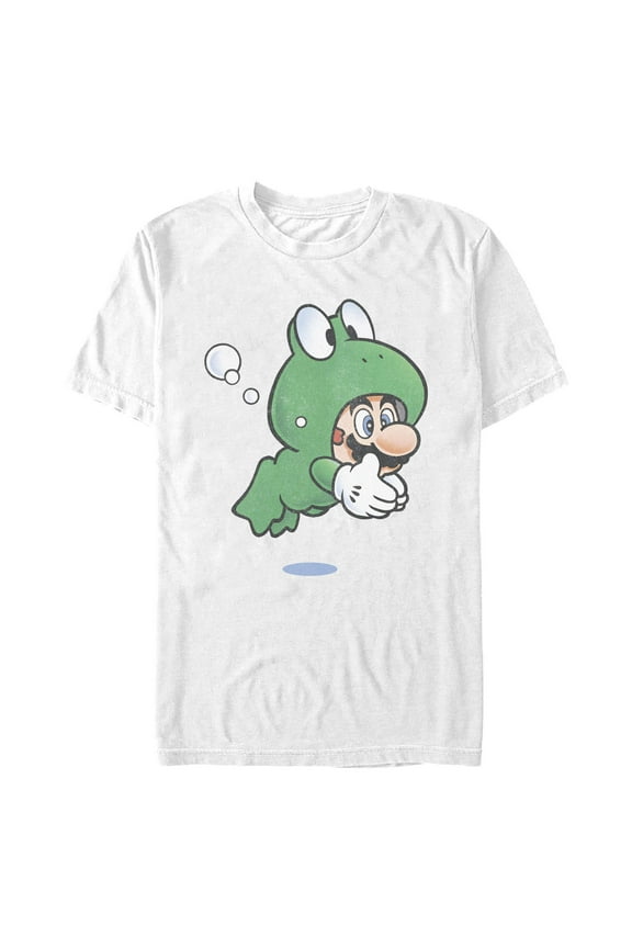 Men's Nintendo Frog Mario 3 Graphic T-Shirt