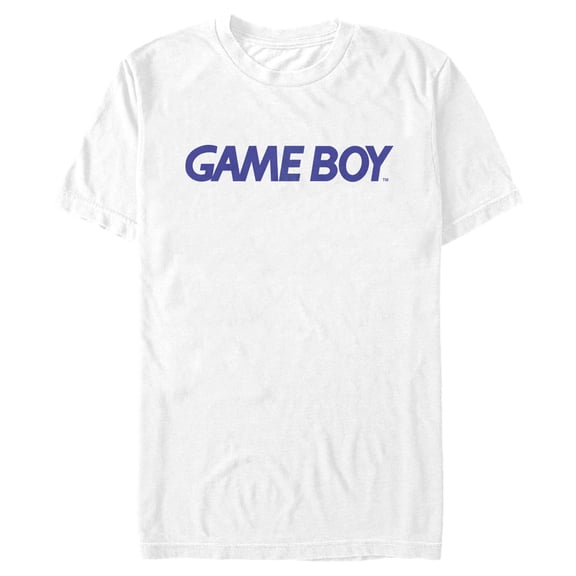 Men's Nintendo Game Boy Original Logo  Graphic Tee White Small