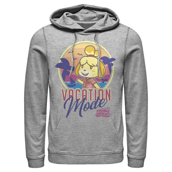 Men's Nintendo Isabelle Vacation Mode  Pull Over Hoodie