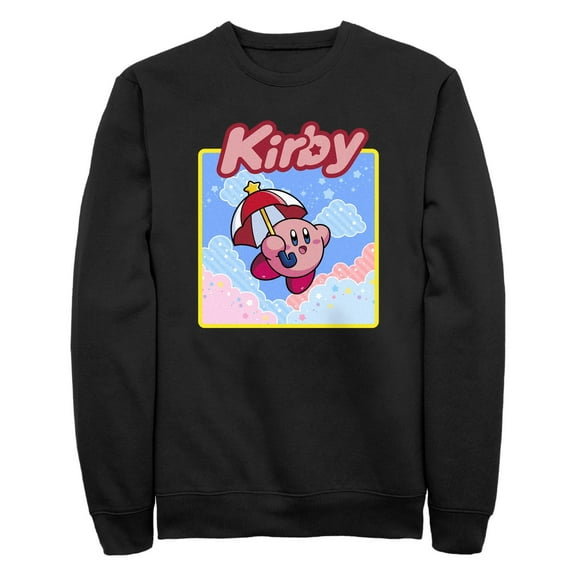 Men's Nintendo Kirby Flying Portrait Sweatshirt