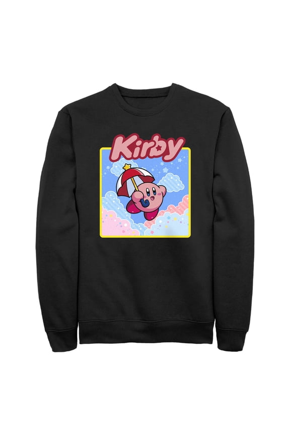 Men's Nintendo Kirby Flying Portrait Sweatshirt