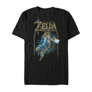 Men's Nintendo Legend of Zelda Breath of the Wild Arch  Graphic Tee Black X Large