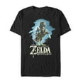 thumbnail image 1 of Men's Nintendo Legend of Zelda Breath of the Wild Link Epona  Graphic Tee Black 2X Large, 1 of 4