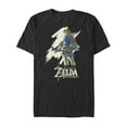 thumbnail image 1 of Men's Nintendo Legend of Zelda Breath of the Wild Streak  Graphic Tee Black Large, 1 of 4