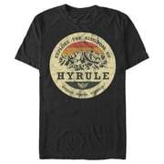 Men's Nintendo Legend of Zelda Explore Hyrule Graphic Tee Black Small