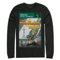 thumbnail image 1 of Men's Nintendo Legend of Zelda Japanese Cover Art  Long Sleeve Shirt Black Small, 1 of 3