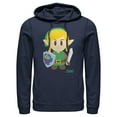 thumbnail image 1 of Men's Nintendo Legend of Zelda Link's Awakening Avatar  Pull Over Hoodie Navy Blue Small, 1 of 3