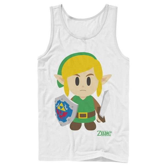 Men's Nintendo Legend of Zelda Link's Awakening Avatar Tank Top White 2X Large