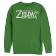 thumbnail image 1 of Men's Nintendo Legend of Zelda Link's Awakening Classic Logo  Sweatshirt Kelly Green Small, 1 of 3