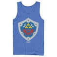 thumbnail image 1 of Men's Nintendo Legend of Zelda Link's Awakening Hylian Shield  Tank Top Royal Blue Small, 1 of 3