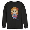 thumbnail image 1 of Men's Nintendo Legend of Zelda Link's Awakening Marin Avatar  Sweatshirt Black Medium, 1 of 3
