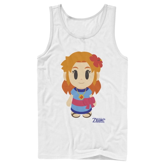 Men's Nintendo Legend of Zelda Link's Awakening Marin Avatar  Tank Top White 2X Large