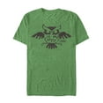 thumbnail image 1 of Men's Nintendo Legend of Zelda Link's Awakening Owl Hieroglyphic  Graphic Tee Kelly Heather X Large, 1 of 3