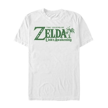 Men's Nintendo Legend of Zelda Link's Awakening Palm Logo  Graphic Tee White Medium