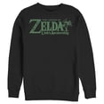 thumbnail image 1 of Men's Nintendo Legend of Zelda Link's Awakening Palm Logo  Sweatshirt Black 2X Large, 1 of 3