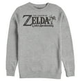 thumbnail image 1 of Men's Nintendo Legend of Zelda Link's Awakening Switch Logo  Sweatshirt Athletic Heather Medium, 1 of 3