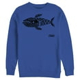 thumbnail image 1 of Men's Nintendo Legend of Zelda Link's Awakening Whale Hieroglyphic  Sweatshirt Royal Blue 3X Large, 1 of 3