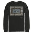thumbnail image 1 of Men's Nintendo Legend of Zelda Link's Awakening Whale Stone Tablet  Long Sleeve Shirt Black X Large, 1 of 3