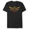 thumbnail image 1 of Men's Nintendo Legend of Zelda Natural Triforce Graphic Tee Black 3X Large, 1 of 4