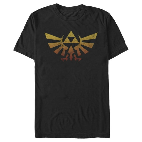 Men's Nintendo Legend of Zelda Natural Triforce Graphic Tee Black 4X Large
