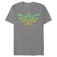 thumbnail image 1 of Men's Nintendo Legend of Zelda Natural Triforce Graphic Tee Charcoal 3X Large, 1 of 4