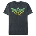 thumbnail image 1 of Men's Nintendo Legend of Zelda Natural Triforce Graphic Tee Navy Blue 2X Large, 1 of 4