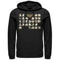 thumbnail image 1 of Men's Nintendo Legend of Zelda Ocarina Light Periodic Table  Pull Over Hoodie Black Small, 1 of 3