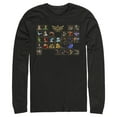 thumbnail image 1 of Men's Nintendo Legend of Zelda Ocarina Periodic Table  Long Sleeve Shirt Black Medium, 1 of 3
