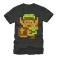 thumbnail image 1 of Men's Nintendo Legend of Zelda Pixel Link Graphic Tee Black 2X Large, 1 of 4