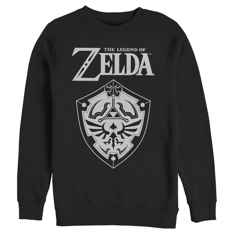 Nintendo Men's Legend of Zelda Hylian Shield T-Shirt Black