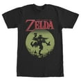 thumbnail image 1 of Men's Nintendo Legend of Zelda Skull Kid in the Moon Graphic Tee Black Medium, 1 of 4