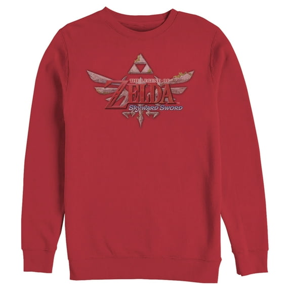 Men's Nintendo Legend of Zelda Skyward Sword Sweatshirt Red X Large
