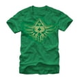 thumbnail image 1 of Men's Nintendo Legend of Zelda Soaring Triforce  Graphic Tee Kelly Heather Large, 1 of 3