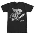 thumbnail image 1 of Men's Nintendo Legend of Zelda Spirit Tracks Link Graphic Tee Black X Large, 1 of 4