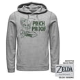 thumbnail image 1 of Men's Nintendo Legend of Zelda St. Patrick's Day Link Pinch Proof Pull Over Hoodie Athletic Heather Large, 1 of 4