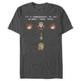 thumbnail image 1 of Men's Nintendo Legend of Zelda Take This Graphic Tee Charcoal Heather 3X Large, 1 of 4