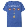 thumbnail image 1 of Men's Nintendo Legend of Zelda Take This Graphic Tee Royal Blue Heather 3X Large, 1 of 4