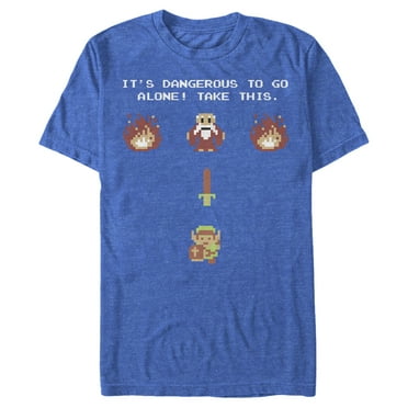 Men's Nintendo Legend of Zelda Take This  Graphic Tee Royal Blue Heather 3X Large