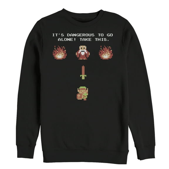 Men's Nintendo Legend of Zelda Take This  Sweatshirt Black Small