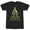 thumbnail image 1 of Men's Nintendo Legend of Zelda Triangle  Graphic Tee Black 2X Large, 1 of 4
