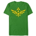 thumbnail image 1 of Men's Nintendo Legend of Zelda Triforce  Graphic Tee Kelly Small, 1 of 4