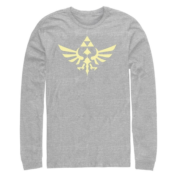 Men's Nintendo Legend of Zelda Triforce  Long Sleeve Shirt