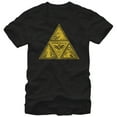 thumbnail image 1 of Men's Nintendo Legend of Zelda Triforce Silhouette  Graphic Tee Black X Large, 1 of 4