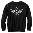 thumbnail image 1 of Men's Nintendo Legend of Zelda Triforce  Sweatshirt Black Small, 1 of 3