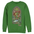 thumbnail image 1 of Men's Nintendo Legend of Zelda Wind Waker Window Sweatshirt Kelly Green X Large, 1 of 3