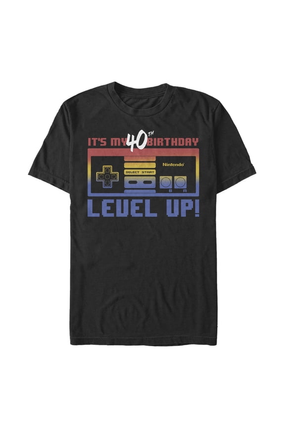 Men's Nintendo Level Up 40th Graphic T-Shirt