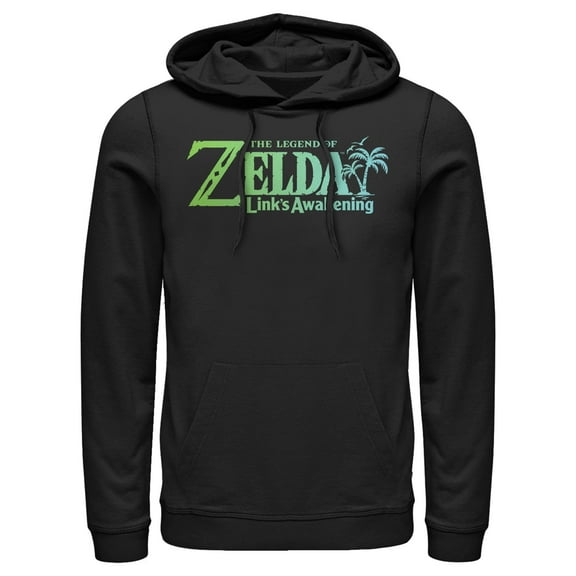 Men's Nintendo Link's Awakening Logo  Pull Over Hoodie