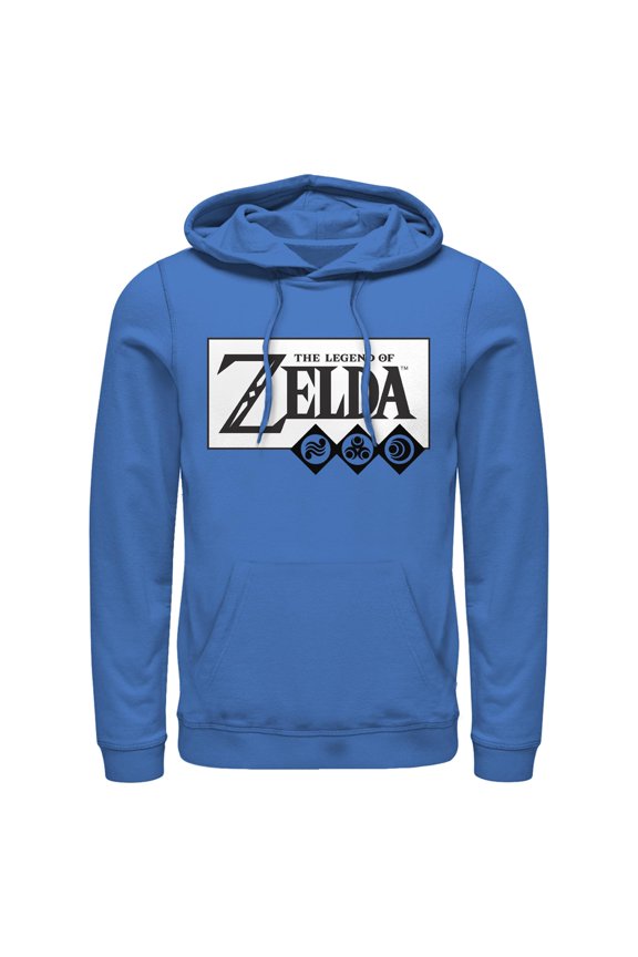 Men's Nintendo Logo Emblems  Pull Over Hoodie