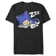 thumbnail image 1 of Men's Nintendo Mario 3D Cat Toad Snooze  Graphic Tee Black Medium, 1 of 4